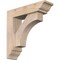 Ekena Millwork Westlake Traditional Smooth Bracket w/ Offset Brace, Douglas Fir, 5 1/2"W x 20"D x 20"H BKT0604X20X20WTL01SDF - alternate 1